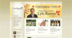 Desktop Screenshot of lylereeves.com